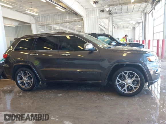 2020 Jeep Grand Cherokee Overland with VIN 1C4RJFCGXLC419668, listed as a IAAI auction lot 41608508 with 104,088 mi miles. Bid and sale history available at carsss.com. Image 14.