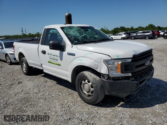 2018 Ford F-150 XL with VIN 1FTMF1CB2JKC31099, listed as a Copart auction lot 52078995 with 219,569 mi miles and Salvage title. Bid and sale history available at DreamBid. Image 4.