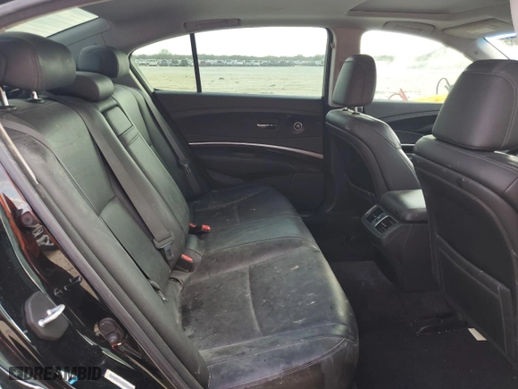 2016 Acura RLX Tech Pkg with VIN JH4KC1F58GC001638, listed as a Copart auction lot 43787985 with 66,701 mi miles and Salvage Title. Bid and sale history available at carsss.com. Image 11.