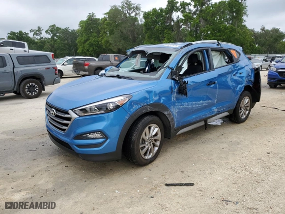 2018 Hyundai Tucson SEL with VIN KM8J33A4XJU694183, listed as a Copart auction lot 51272855 with 60,939 mi miles and Salvage Title. Bid and sale history available at carsss.com. Image 1.