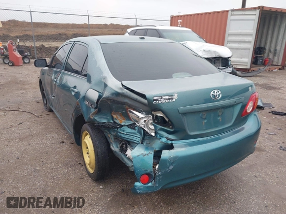 2009 Toyota Corolla with VIN JTDBL40E99J036263, listed as a IAAI auction lot 41544329 with 237,262 mi miles. Bid and sale history available at carsss.com. Image 3.