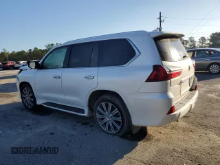 2017 Lexus LX with VIN JTJHY7AX0H4225164, listed as a Copart auction lot 74286434 with 99,520 mi miles and Salvage Title. Bid and sale history available at carsss.com. Image 2.