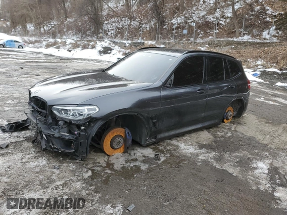 2020 BMW X3 M Competition z VIN 5YMTS0C0XL9B17548, wystawiony jako Copart lot #45018825 z przebiegiem 62 670 mil mil oraz Szkoda całkowita • Salvage title. Historia ofert i sprzedaży dostępna na DreamBid. Obrazek 1.