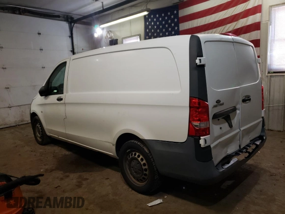 2017 Mercedes-Benz Metris Cargo with VIN WD3PG2EA6H3215443, listed as a Copart auction lot 48346215 with 160,756 mi miles and Salvage Title. Bid and sale history available at carsss.com. Image 2.