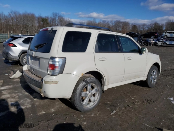 2011 Mercury Mariner Premier with VIN 4M2CN9H72BKJ05371, listed as a Copart auction lot 46248055 with 213,131 mi miles and Salvage Title. Bid and sale history available at carsss.com. Image 3.