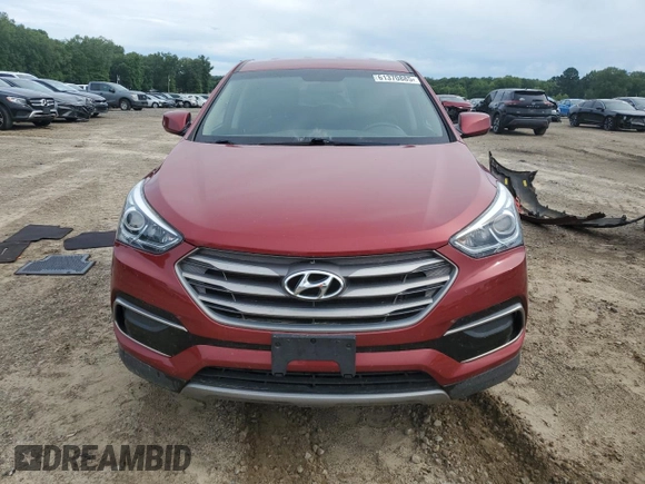 2017 Hyundai Santa Fe 2.4L with VIN 5XYZT3LB6HG392730, listed as a Copart auction lot 61370885 with 101,727 mi miles and Clean title. Bid and sale history available at DreamBid. Image 5.