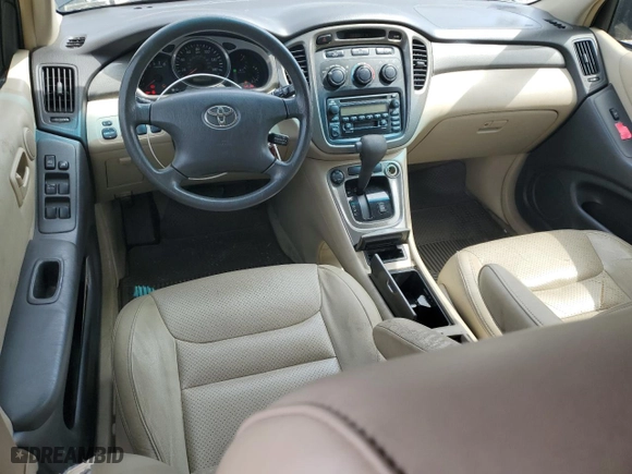 2002 Toyota Highlander with VIN JTEGF21A020036432, listed as a Copart auction lot 47876675 with 263,692 mi miles and Clean Title. Bid and sale history available at carsss.com. Image 8.