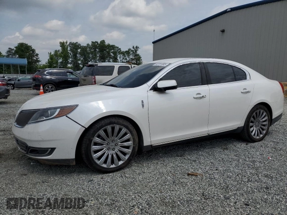 2013 Lincoln MKS with VIN 1LNHL9DK4DG612981, listed as a Copart auction lot 60701895 with 113,354 mi miles and Salvage title. Bid and sale history available at DreamBid. Image 1.