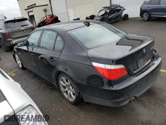 2008 BMW 5 Series 535i with VIN WBANW13528CN55573, listed as a Copart auction lot 48199295 with 82,883 mi miles and Clean Title. Bid and sale history available at carsss.com. Image 2.