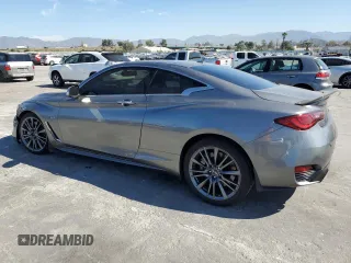 2017 Infiniti Q60 Sport with VIN JN1EV7EK5HM363508, listed as a Copart auction lot 52693455 with 120,435 mi miles and Salvage Title. Bid and sale history available at DreamBid. Image 2.