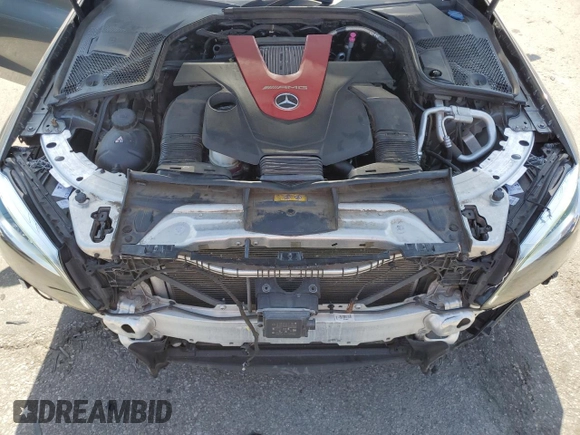 2021 Mercedes-Benz C 43 AMG with VIN W1KWF6EBXMR617497, listed as a Copart auction lot 61688875 with 63,405 mi miles and Salvage title. Bid and sale history available at DreamBid. Image 11.