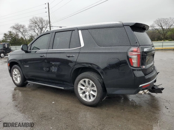 2023 Chevrolet Tahoe Premier with VIN 1GNSKSKDXPR379603, listed as a Copart auction lot 50638965 with 18,949 mi miles and Salvage Title. Bid and sale history available at carsss.com. Image 2.
