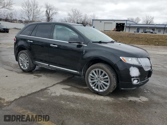2013 Lincoln MKX with VIN 2LMDJ8JK1DBL43451, listed as a Copart auction lot 47883205 with 45,983 mi miles and Salvage Title. Bid and sale history available at carsss.com. Image 4.