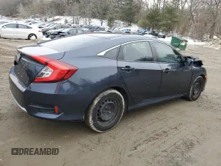 2019 Honda Civic Sedan LX with VIN 2HGFC2F63KH574911, listed as a Copart auction lot 46676525 with 72,942 mi miles and Salvage Title. Bid and sale history available at carsss.com. Image 3.
