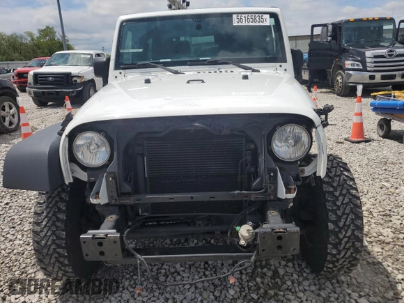 2017 Jeep Wrangler Sport z VIN 1C4AJWAG9HL695203, wystawiony jako Copart lot #56165835 z przebiegiem 106 367 mil mil oraz Szkoda całkowita • Salvage title. Historia ofert i sprzedaży dostępna na DreamBid. Obrazek 5.