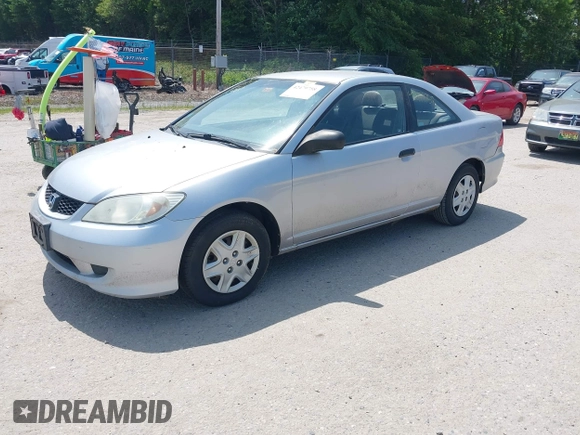 2005 Honda Civic VP z VIN 1HGEM22155L069804, wystawiony jako IAAI lot #42479758 z przebiegiem 149 461 mil mil oraz . Historia ofert i sprzedaży dostępna na DreamBid. Obrazek 2.