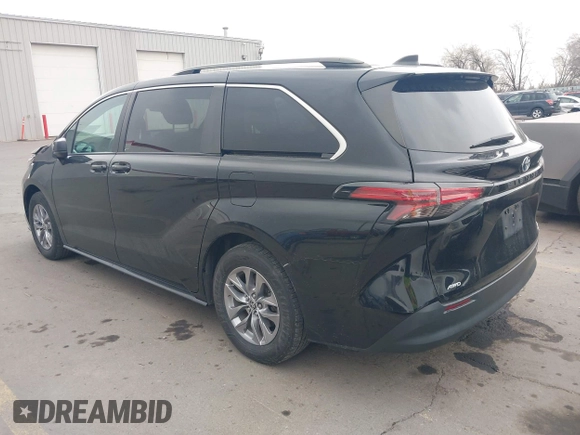2022 Toyota Sienna LE z VIN 5TDKSKFC1NS042455, wystawiony jako IAAI lot #41921094 z przebiegiem 84 810 mil mil oraz . Historia ofert i sprzedaży dostępna na DreamBid. Obrazek 3.