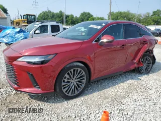2025 Lexus RX 350h с VIN 2T2BBMCA1SC077544, выставлен на аукционе Copart как лот 58924655 с пробегом 4 631 миль миль и Списание • Salvage title. История ставок и продаж доступна на DreamBid. Изображение 1.