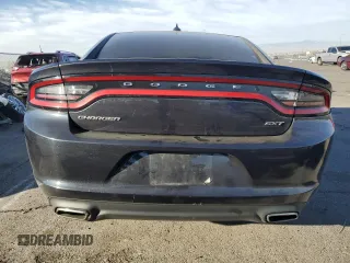2016 Dodge Charger SXT with VIN 2C3CDXHG1GH214324, listed as a Copart auction lot 43383845 with 182,354 mi miles and Salvage Title. Bid and sale history available at carsss.com. Image 6.