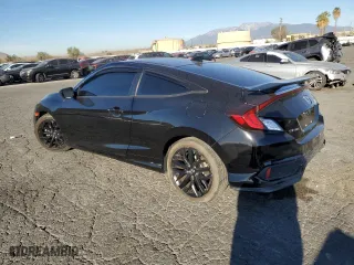 2020 Honda Civic Si Coupe with VIN 2HGFC3A51LH751137, listed as a Copart auction lot 42442695 with 50,856 mi miles and Salvage Title. Bid and sale history available at carsss.com. Image 2.