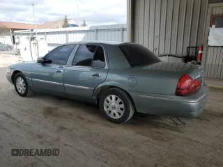 2005 Mercury Grand Marquis LS Premium with VIN 2MEFM75W05X615367, listed as a Copart auction lot 52590275 with 203,052 mi miles and Salvage Title. Bid and sale history available at carsss.com. Image 2.