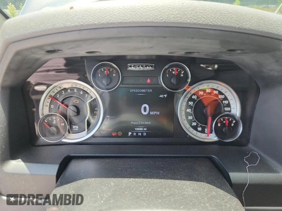2016 Ram 1500 Lone Star with VIN 1C6RR6LT0GS221609, listed as a Copart auction lot 62745735 with 139,390 mi miles and Salvage title. Bid and sale history available at DreamBid. Image 9.