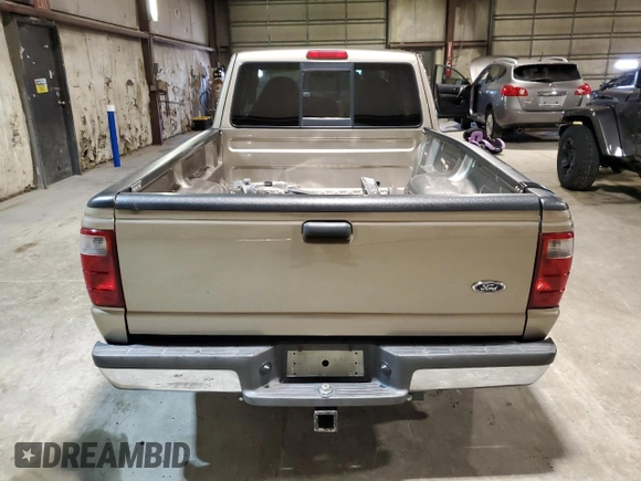 2003 Ford Ranger XL Fleet with VIN 1FTYR44U13PB49882, listed as a Copart auction lot 43544025 with 142,446 mi miles and Salvage Title. Bid and sale history available at carsss.com. Image 6.