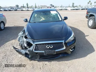 2019 Infiniti Q50 Luxe with VIN JN1EV7AP8KM543395, listed as a IAAI auction lot 42418112 with 43,382 mi miles and . Bid and sale history available at DreamBid. Image 12.
