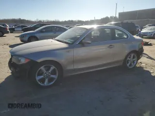 2009 BMW 1 Series 128i with VIN WBAUP73509VK76303, listed as a Copart auction lot 88517355 with 93,559 mi miles and Salvage Title. Bid and sale history available at carsss.com. Image 1.