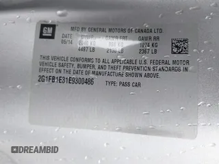 2014 Chevrolet Camaro LT z VIN 2G1FB1E31E9300486, wystawiony jako IAAI lot #41475152 z przebiegiem 117 111 mil mil oraz . Historia ofert i sprzedaży dostępna na DreamBid. Obrazek 9.