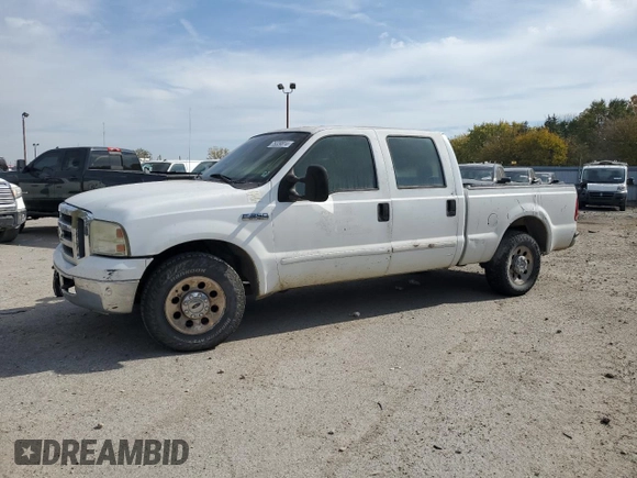 2006 Ford Super Duty F-250 XL with VIN 1FTSW20506ED86459, listed as a Copart auction lot 75339814 with 143,371 mi miles and Salvage Title. Bid and sale history available at carsss.com. Image 1.