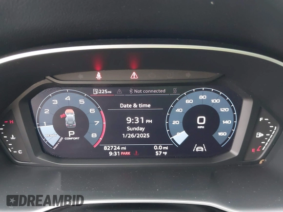 2021 Audi Q3 Premium with VIN WA1AUCF35M1066713, listed as a IAAI auction lot 41395334 with 82,724 mi miles and . Bid and sale history available at DreamBid. Image 7.