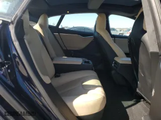 2015 Tesla Model S 85D with VIN 5YJSA4H21FFP78269, listed as a Copart auction lot 46157145 with 27171 miles and Salvage Title. Bid and sale history available at carsss.com. Image 10.