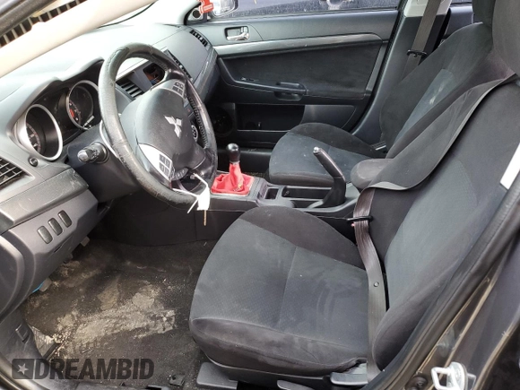 2009 Mitsubishi Lancer GTS with VIN JA3AU86W19U012925, listed as a Copart auction lot 72343934 with Not Provided miles and Salvage Title. Bid and sale history available at DreamBid. Image 7.