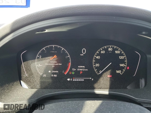2024 Honda Civic Sport with VIN 2HGFE2F55RH541226, listed as a Copart auction lot 50337285 with 14,612 mi miles and Salvage Title. Bid and sale history available at DreamBid. Image 9.