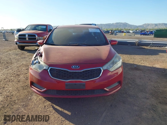 2016 Kia Forte LX with VIN KNAFK4A6XG5558849, listed as a IAAI auction lot 42115950 with 171,839 mi miles and . Bid and sale history available at carsss.com. Image 12.