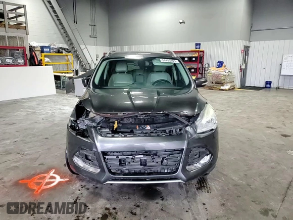 2015 Ford Escape Titanium with VIN 1FMCU9J90FUA26808, listed as a Copart auction lot 54449805 with 184,576 mi miles and Salvage title. Bid and sale history available at DreamBid. Image 14.