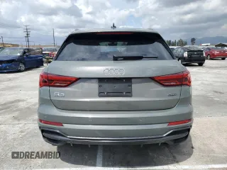2020 Audi Q3 S line Premium with VIN WA1DECF32L1047366, listed as a Copart auction lot 48927274 with 0 mi miles and Salvage Title. Bid and sale history available at carsss.com. Image 6.
