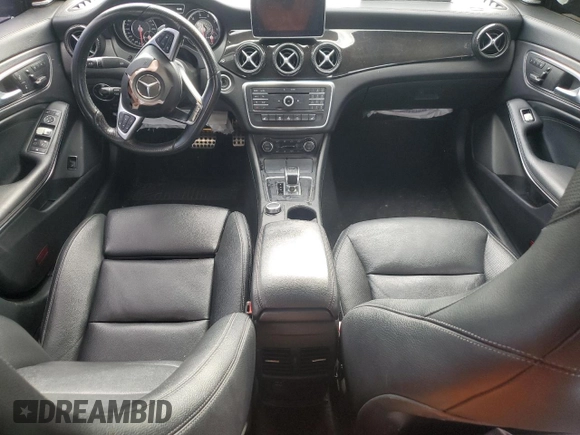 2015 Mercedes-Benz CLA 45 AMG with VIN WDDSJ5CB9FN164980, listed as a Copart auction lot 82649814 with 75,213 mi miles and Salvage Title. Bid and sale history available at DreamBid. Image 8.