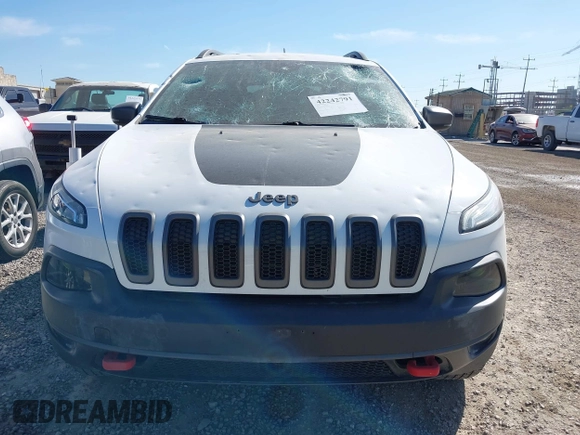 2017 Jeep Cherokee Trailhawk L Plus with VIN 1C4PJMBS3HD227978, listed as a IAAI auction lot 42242791 with 76,982 mi miles and . Bid and sale history available at DreamBid. Image 12.