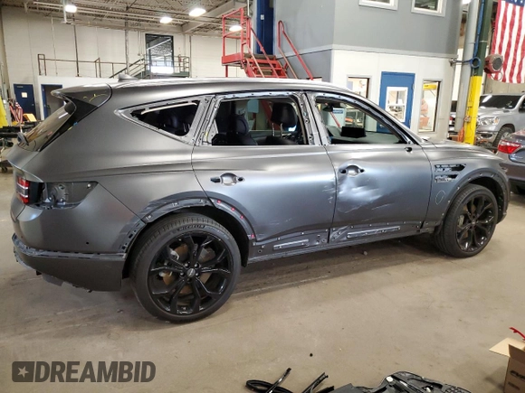 2022 Genesis GV80 Advanced Plus with VIN KMUHCESC6NU094073, listed as a Copart auction lot 58288045 with 43,327 mi miles and Salvage title. Bid and sale history available at DreamBid. Image 3.