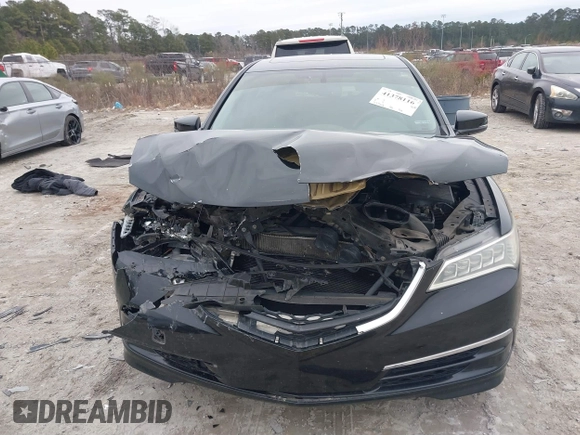 2017 Acura TLX with VIN 19UUB1F3XHA006883, listed as a IAAI auction lot 41378116 with 113,469 mi miles. Bid and sale history available at carsss.com. Image 6.