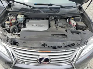 2013 Lexus RX 450h with VIN JTJBC1BA3D2437218, listed as a Copart auction lot 61054025 with 114,662 mi miles and Salvage title. Bid and sale history available at DreamBid. Image 12.
