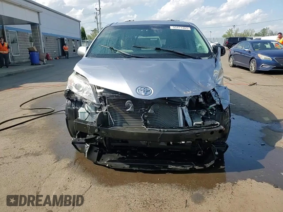 2015 Toyota Sienna Limited with VIN 5TDDK3DCXFS114708, listed as a Copart auction lot 55411465 with Not Provided miles and Salvage Title. Bid and sale history available at DreamBid. Image 15.