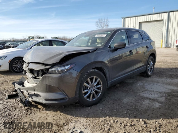2017 Mazda CX-9 Touring with VIN JM3TCBCYXH0130209, listed as a Copart auction lot 46648605 with 0 mi miles and Salvage Title. Bid and sale history available at carsss.com. Image 1.