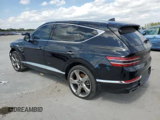 2022 Genesis GV80 with VIN KMUHBDSB2NU101119, listed as a Copart auction lot 45217395 with 31,477 mi miles and Non repairable. Bid and sale history available at DreamBid. Image 2.