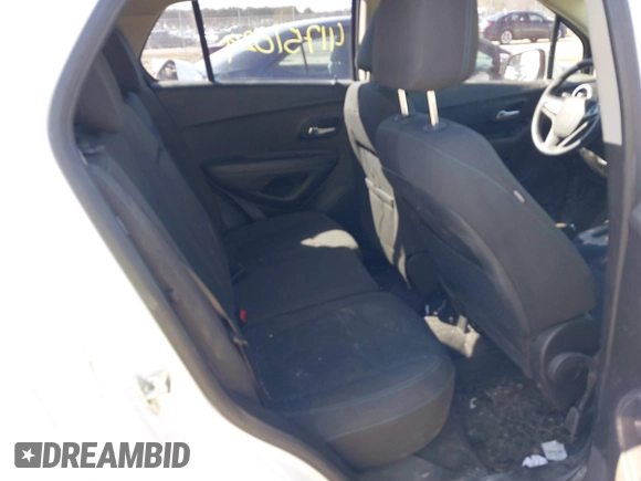 2016 Chevrolet Trax LS with VIN KL7CJNSB9GB759778, listed as a IAAI auction lot 41751029 with 81,638 mi miles. Bid and sale history available at carsss.com. Image 8.