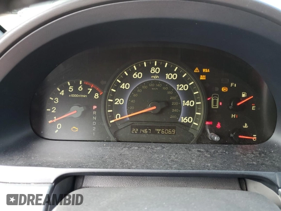 2010 Honda Odyssey EX-L with VIN 5FNRL3H72AB055070, listed as a Copart auction lot 80328974 with 221,467 mi miles and Salvage Title. Bid and sale history available at DreamBid. Image 9.