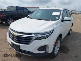 2023 Chevrolet Equinox LT with VIN 3GNAXTEGXPL245156, listed as a IAAI auction lot 42175866 with 32,609 mi miles and . Bid and sale history available at DreamBid. Image 2.
