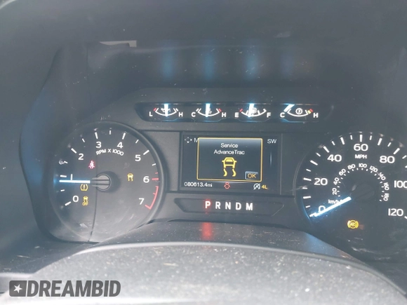 2019 Ford F-150 XL with VIN 1FTEX1EP0KKC57566, listed as a IAAI auction lot 41902132 with 80,613 mi miles and . Bid and sale history available at carsss.com. Image 7.
